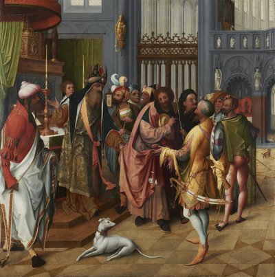 Joseph and the Suitors, c.1515-20 by Jan de Beer